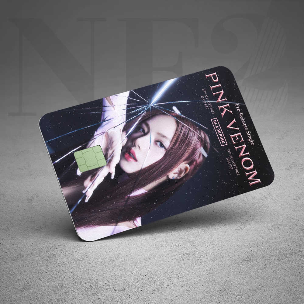 PINK VENOM CARD - Decal Sticker Thẻ ATM  Miếng Dán Trang Trí NF2 Cards