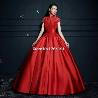 MAXI DẠ HỘI ĐÍNH CƯỜM