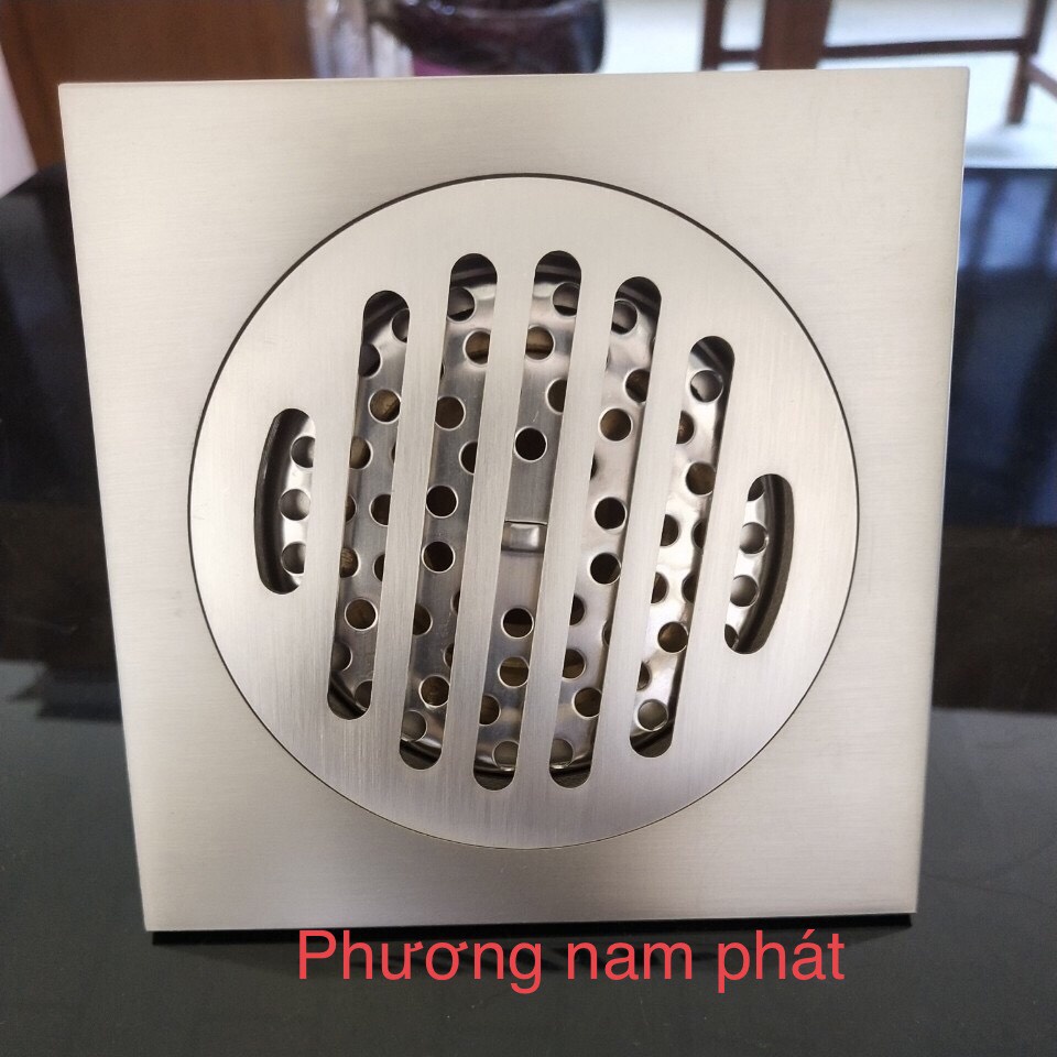 [CHỐNG HÔI TUYỆT ĐỐI] Phễu thoát sàn Hố Ga Lược rác chống mùi hôi phần đáy đồng dài khít nên chống hôi tốt HG1 12x12cm