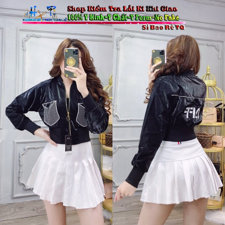 Áo Khoác Nữ  Lửng Croptop Phi Xà Cừ Cao Cấp mẫu mới Hottrend 2020 - Hàng Có Sẵn - Ảnh Thật Kèm Video | BigBuy360 - bigbuy360.vn