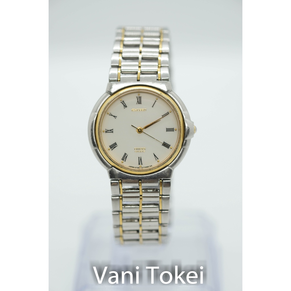 Đồng hồ-nữ-Citizen Exceed-dây sắt.