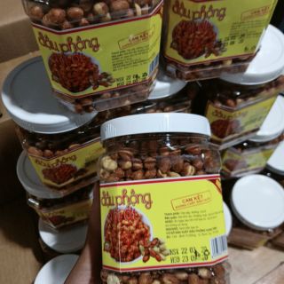 Lạc rang tỏi ớt hộp 500g