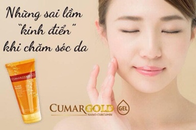 Cumargold gel. Tinh nghệ nano