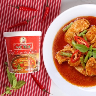 MAE PLOY Gia Vị Cary Đỏ / Cary Xanh Hộp 400gr Red Curry Paste & Green Curry Paste