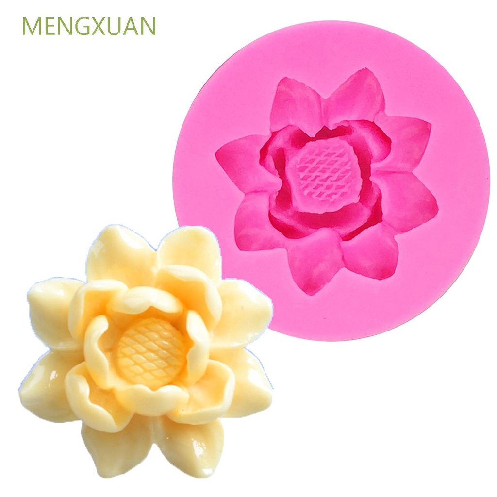 Khuôn làm bánh hình hoa sen bằng silicon cao cấp