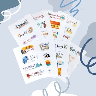 STICKER tiêu đề Ngữ Văn 8, tự cắt
