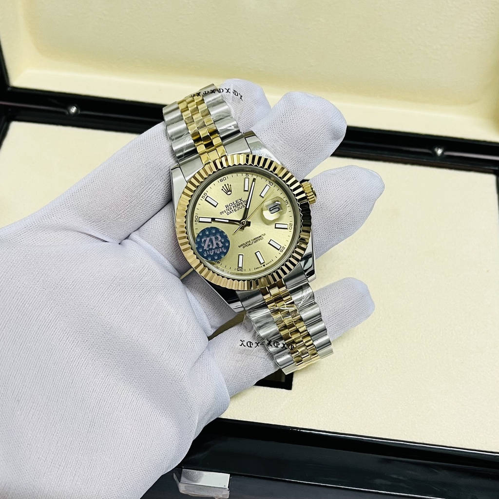 Đồng hồ Nam RolexDatejust máy nhật, Automatic ,size 40mm, Thép không rỉ đúc đặc