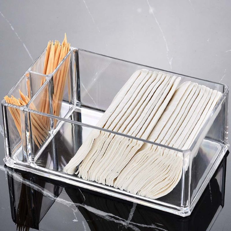 Hộp Đựng Khăn Giấy Cocktail Bằng Acrylic Trong Suốt