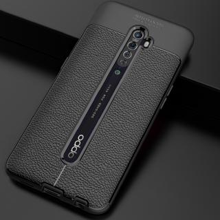 Ốp Lưng Bọc Da Sần Nhiều Màu Cho Điện Thoại reno 2 oppo reno 2z reno2f