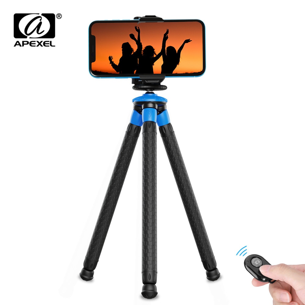 Chân Tripod 2 Trong 1 Linh Hoạt Cho Iphone Xiaomi Gopro 8 7 Camera Nikon