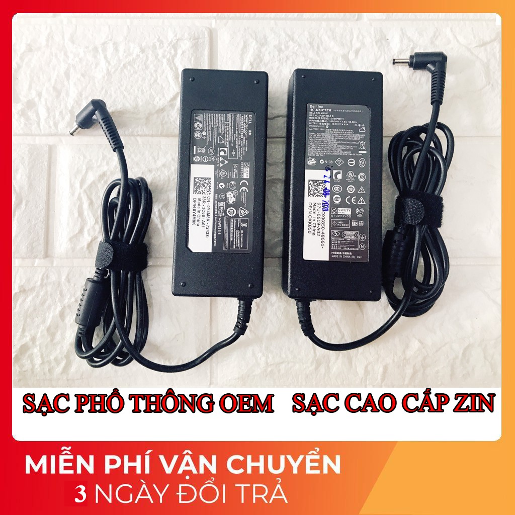 Sạc Laptop Dell Vostro 5460 5470 5480 5560 chân nhỏ 19.5V – 4.62A