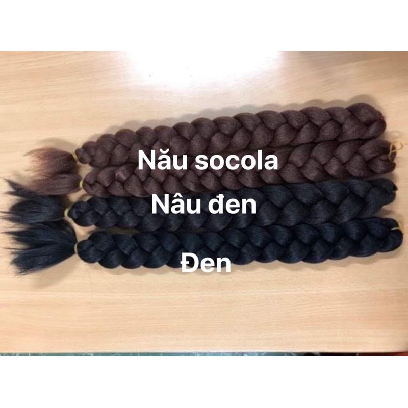 Tóc bím tết rít 60cm🥰freeship 50k🥰 tóc con rít to cao cấp