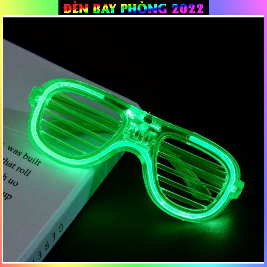 Kính Phát Sáng Gắn Đèn LED Nhấp Nháy Nhiều Màu Vui Nhộn Sử Dụng Cho Tiệc Tùng