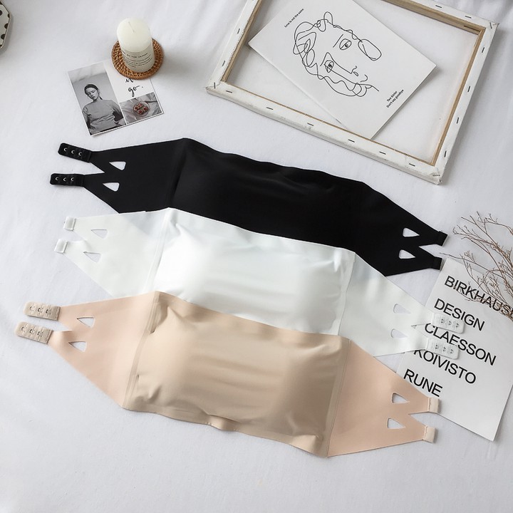 ÁO LÓT không dây/ Áo BRA QUÂY NGANG FREESIZE THUN LẠNH CÓ MÚT THÔNG HƠI CHỐNG TỤT FREESIZE 6689