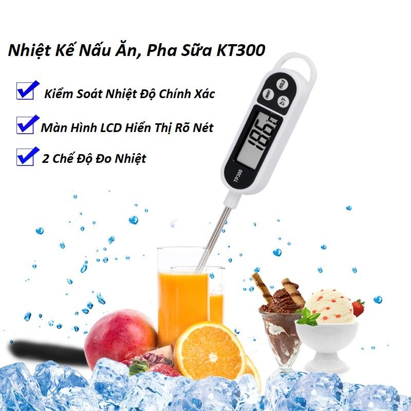 Nhiệt Kế Nấu Ăn, Pha Sữa KT300, Nhiệt Kế Đo Nhiệt Độ Thực Phẩm Nấu Ăn,nước, Pha Sữa,bảo hành 1 đổi 1 nếu lỗi