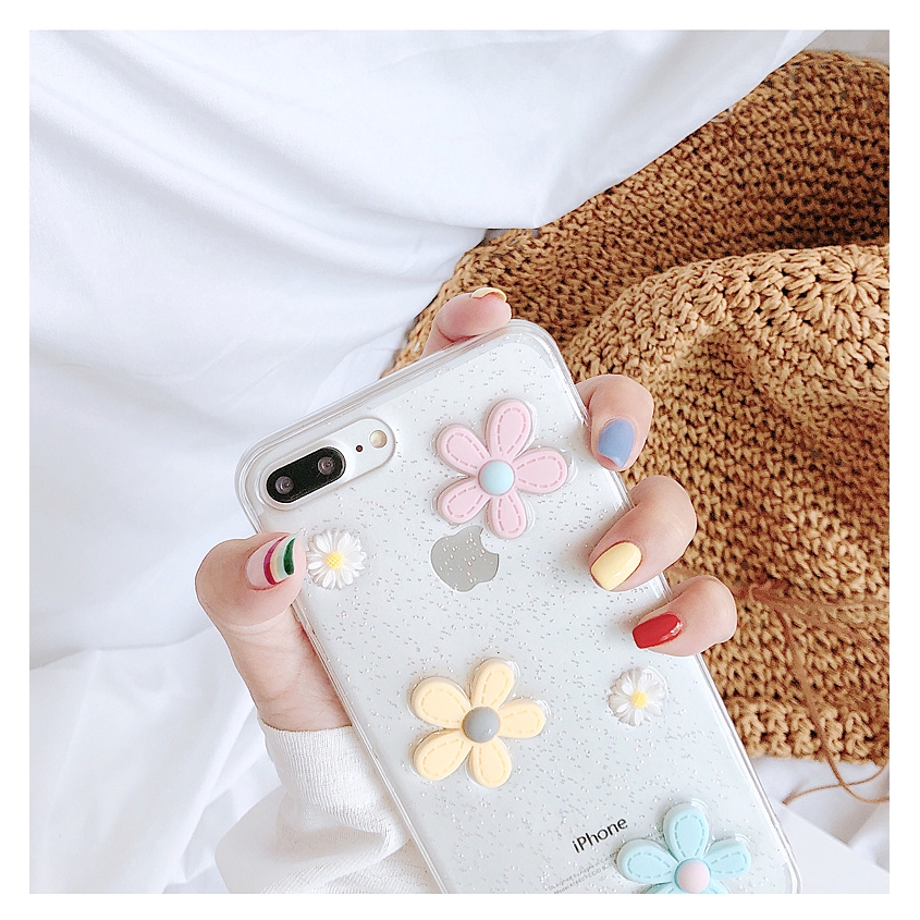 Ốp lưng iphone 3d Hoa kim tuyến (hình nổi) 6/6s/6plus/7/8/7plus/8plus/x/xs/xs max/11/11promax - Awifi Case C4-2 | BigBuy360 - bigbuy360.vn