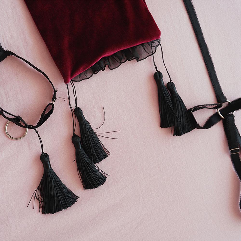 OCEANMAP Bộ Đồ Lót Hóa Trang Nhân Vật Game Bằng Lụa Gợi Cảm