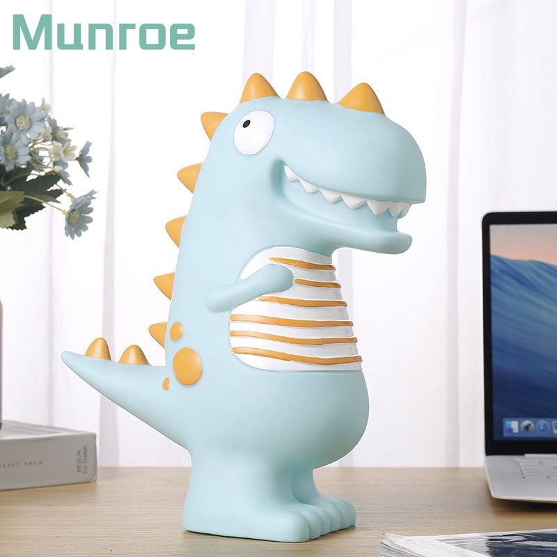 Ống Heo Tiết Kiệm Bằng vinyl Hình Khủng Long Hoạt Hình Sáng Tạo Dành Cho Trẻ Em