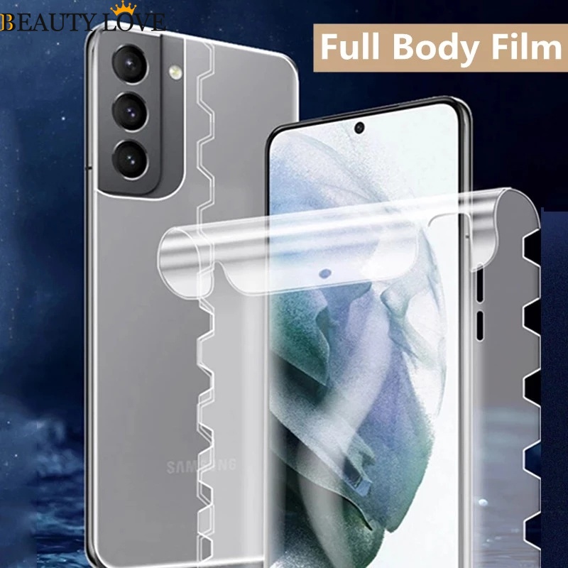 Miếng Dán Hydrogel Bảo Vệ Toàn Màn Hình Chống Trầy Xước Cho Samsung Galaxy S22 / S22Plus / Ultra / HD S22