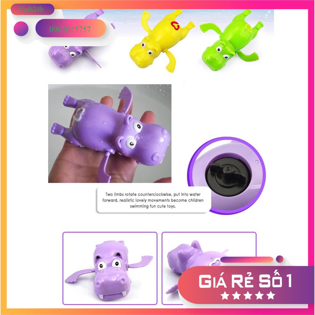 Trọn Bộ 6 Thú Đồ chơi bồn gồm Hà Mã + Rùa + Cá Ngựa + Cá Sấu + Cá Mập + Ếch