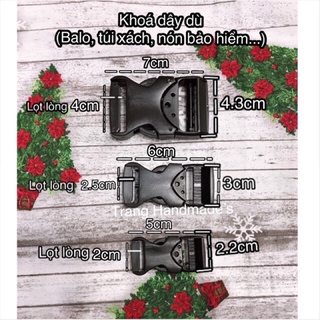 Khoá dây dù balo-túi-nón bảo hiểm