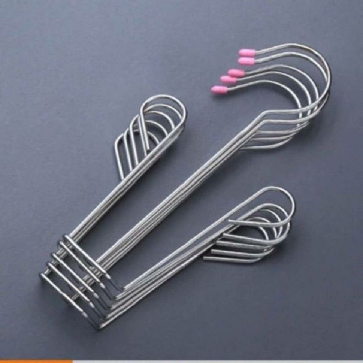 Móc treo phơi giày dép bằng Inox 304 dày 4 li, móc cứng cáp, sắp xếp treo tiện lợi giữ phom giầy