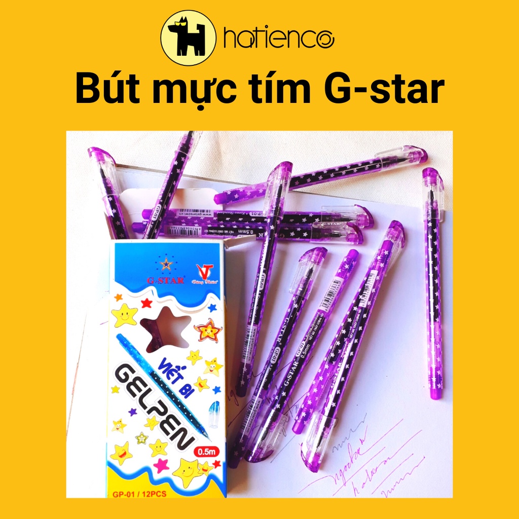 Bút mực tím, bút mực tím xóa được G-star/ Tforu học sinh, viết êm và đều mực