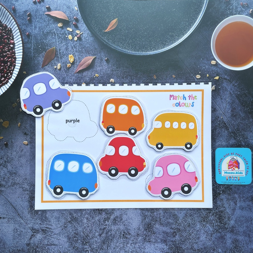 Học Liệu Bóc Dán Montessori MESAU.KIDS Đồ Chơi Giáo Dục Đồ Chơi Phát Triển Trí Tuệ Thông Minh Cho Bé