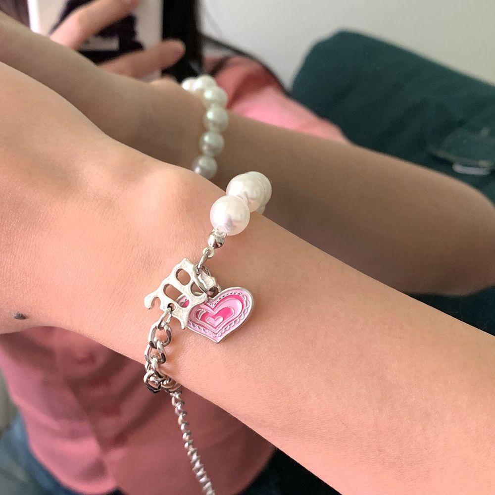 Vòng cổ Hợp Kim Y2K Đính Hạt Phong Cách Punk Hàn Quốc Thời Trang Cho Nữ