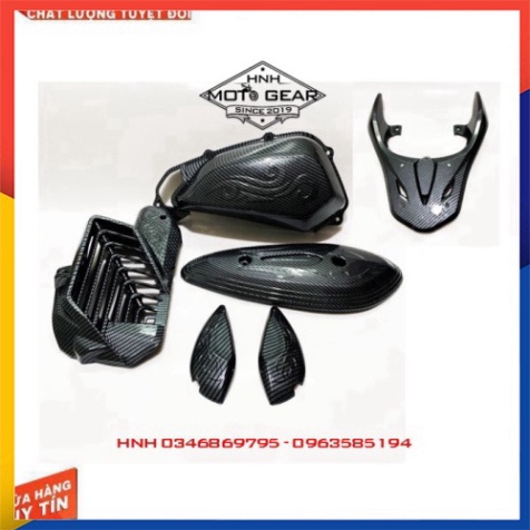 Ốp Carbon SH Mode 2020 Bộ 5 Món