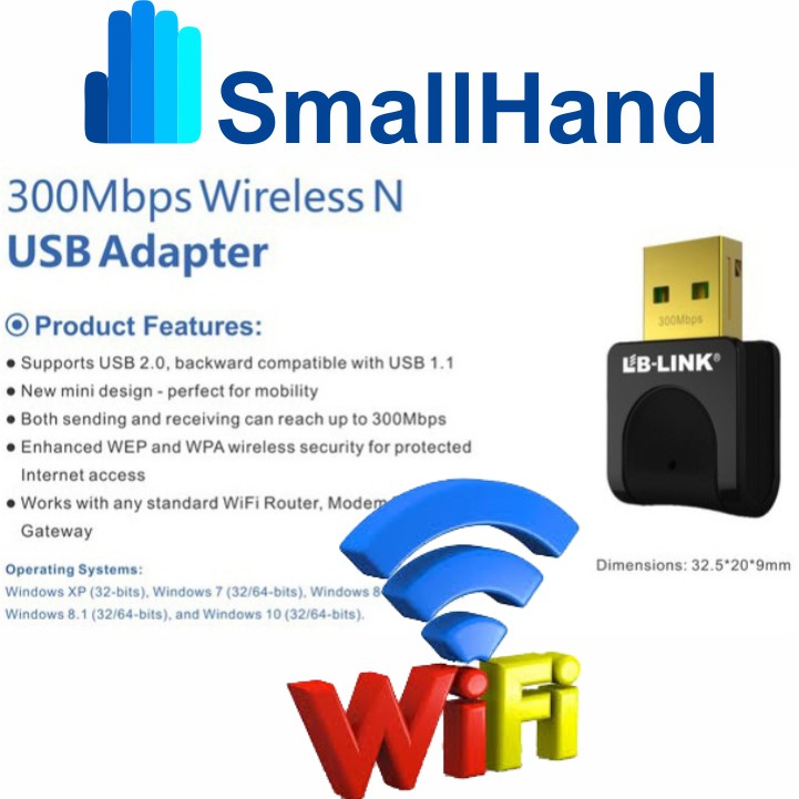 Thiết bị thu Wifi BL-WN351 Chính Hãng LB-Link – Bảo hành 24 tháng – Tốc độ truyền tải không dây 300Mbps | BigBuy360 - bigbuy360.vn