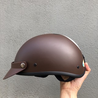 NÓN BẢO HIỂM GẤU NÂU