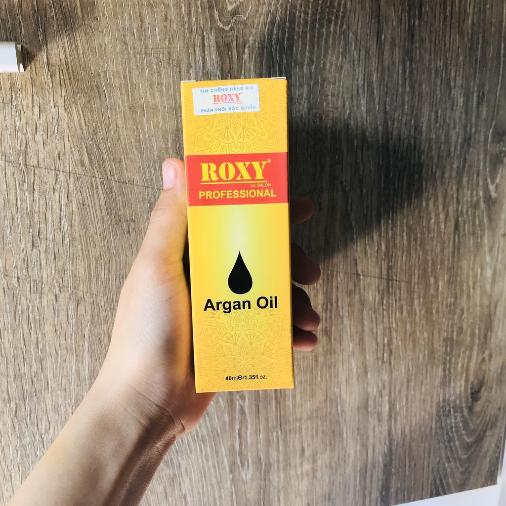 TINH DẦU DƯỠNG BÓNG TÓC ROXY ARGAN OIL 40ML