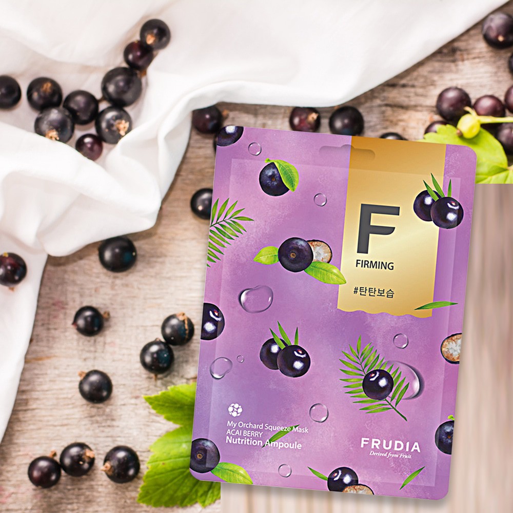 Mặt Nạ Frudia My Orchard Acai Berry Dưỡng Chất Giúp Nuôi Dưỡng Làn Da Chiết Xuất Từ Quả Mọng 20ml