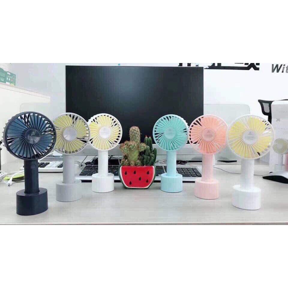 Quạt Sạc Pin Cầm Tay Có Chân Đế USB Hand Mini Fan M8- CỰC HOT