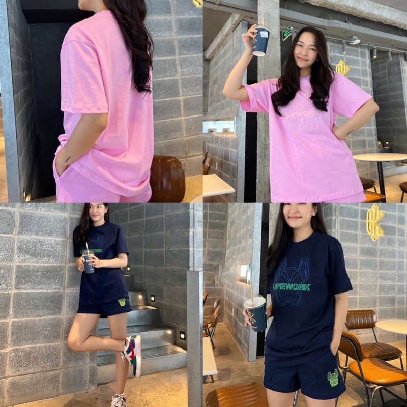 (ảnh thật hàng chuẩn hãng) Áo phông/ short L.ifework đủ full màu