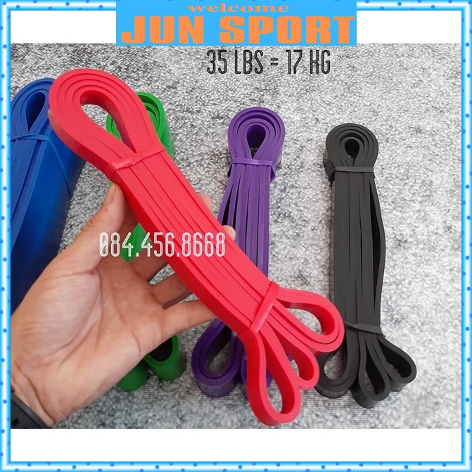 Dây Đàn Hồi Kháng Lực Toàn Thân Jun Sport size 2080 x 4,5cm