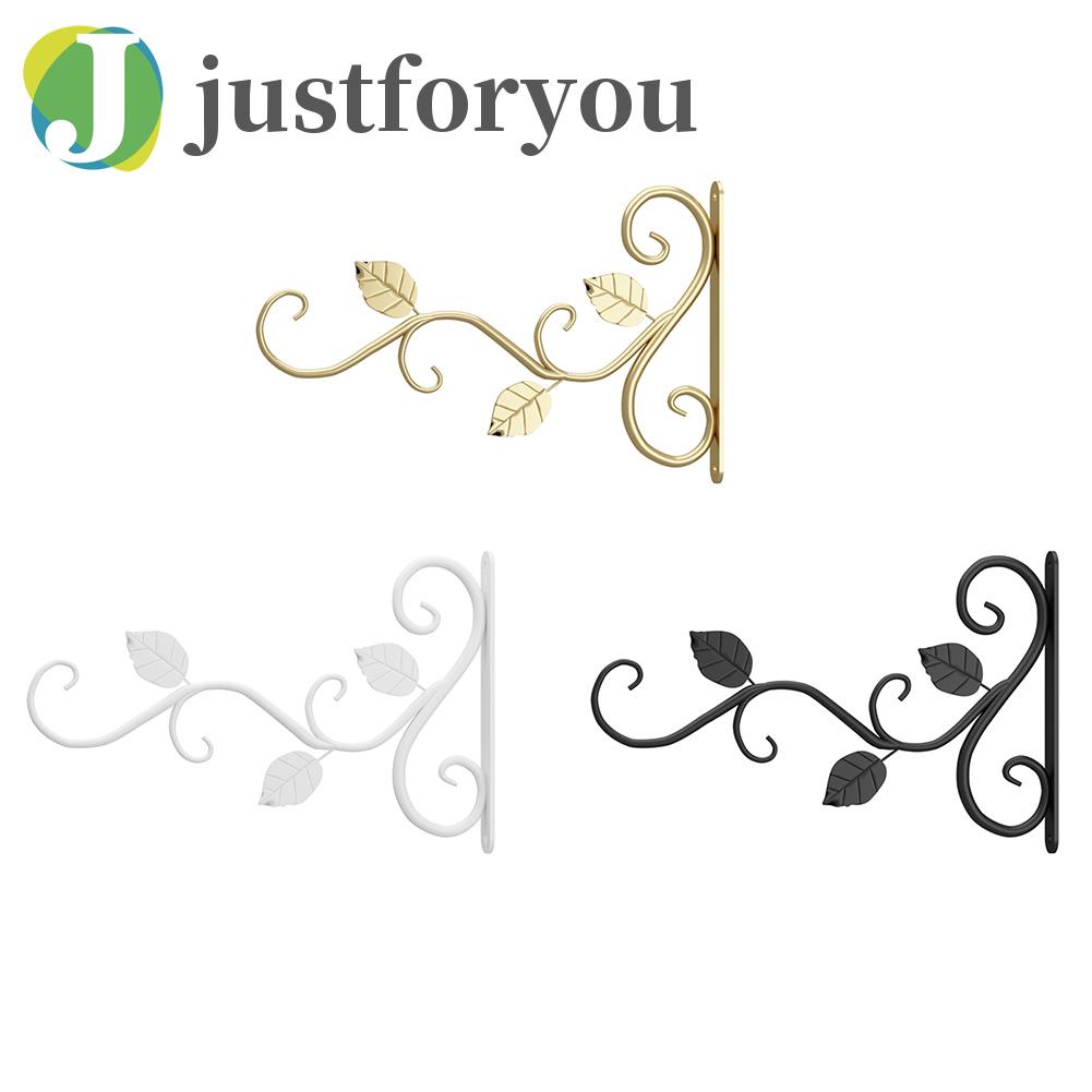 Giá Treo Chậu Hoa Gắn Tường Bằng Sắt Trang Trí Nhà Cửa Justforyou 2