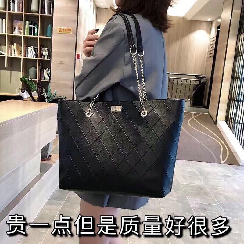 Túi Xách Da Mềm Cỡ Lớn Thiết Kế Đơn Giản Dễ Phối Đồ Cho Nữ