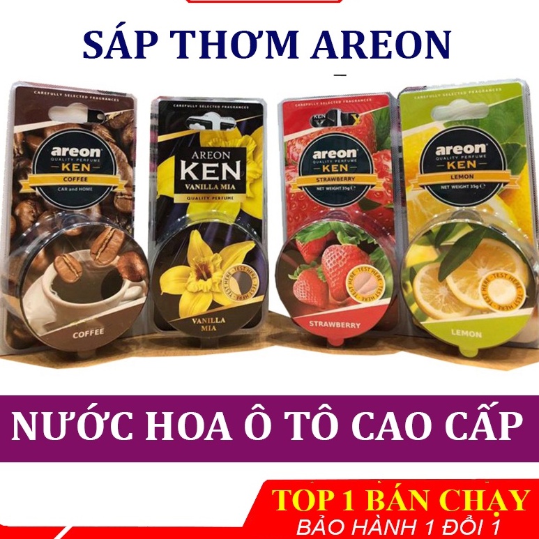 Sáp Thơm AREON - Nước Hoa ô Tô AREON Khử Mùi Xe Hơi Cao Cấp Chính Hãng Nhập Khẩu Bulgaria (nhiều mùi)