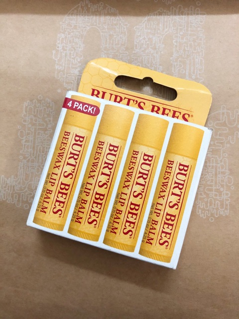 👄Set 4 mùi son dưỡng thiên nhiên BURT'S BEE không màu👄 | BigBuy360 - bigbuy360.vn