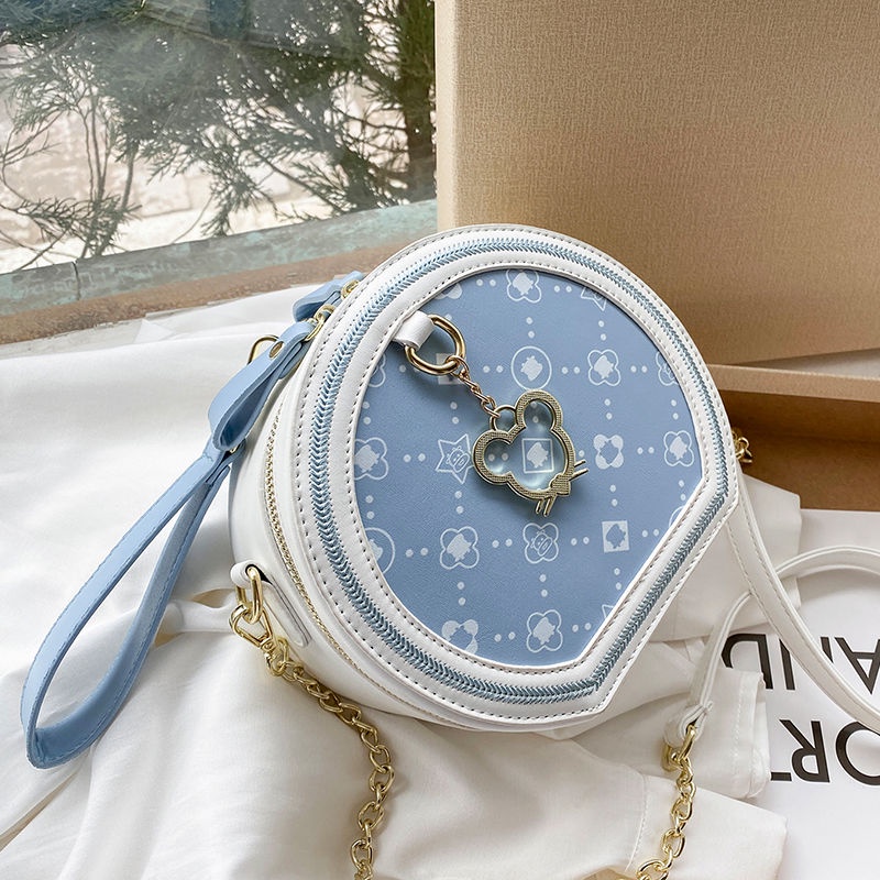 Túi Đeo Chéo Dáng Tròn Nhỏ Phong Cách Phương Tây Thời Trang