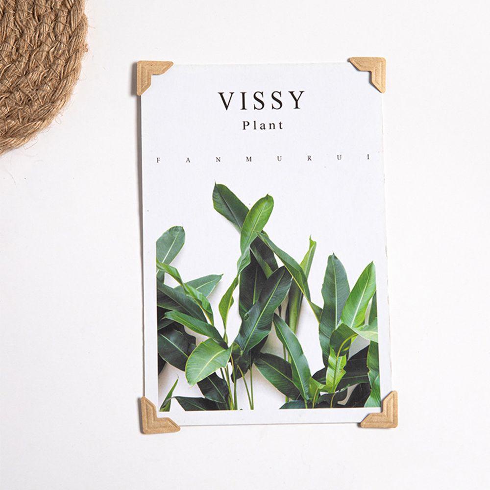 Set 24 Miếng Dán Góc Cạnh Phong Cách Vintage Trang Trí Sổ Tay