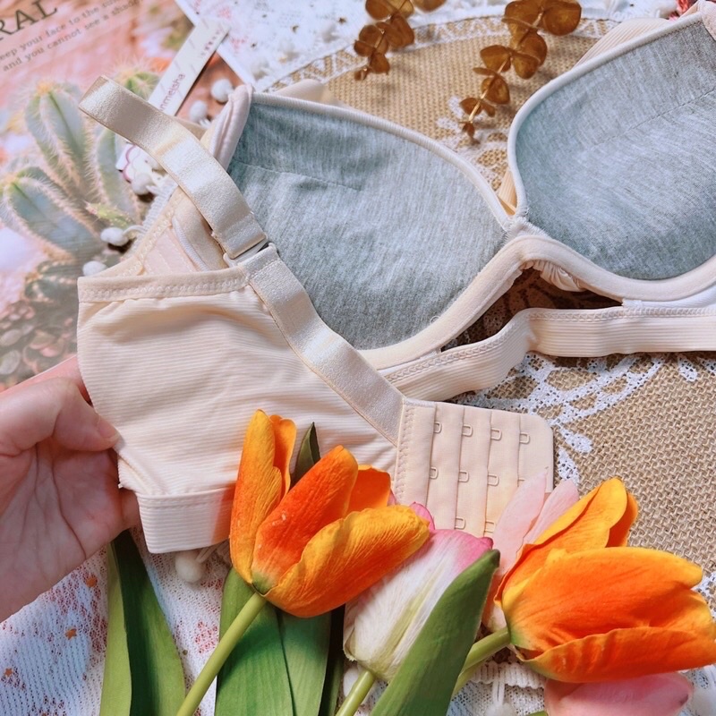 Áo lót nữ định hình lụa voan tơ đắp chéo siêu độn dày không gọng, siêu nâng ngực tạo khe không bè hoàn hảo có video thật