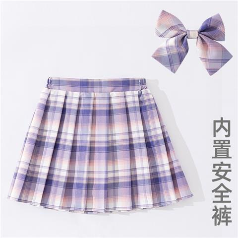 Chân Váy Đồng Phục Xếp Ly Dáng Ngắn Thời Trang Xuân Thu Xinh Xắn Cho Bé Gái
