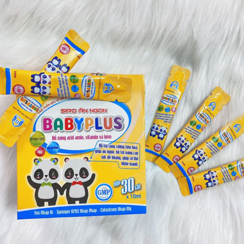 BABYPLUS Bán Lẻ 10 Gói Dùng Thử Siro Ăn Ngon Baby Plus