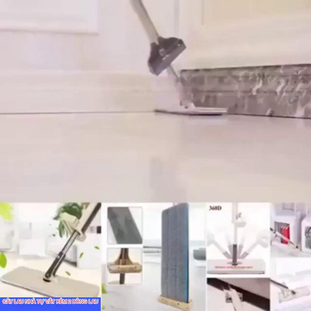 Cây lau nhà tự vắt kèm 2 bông lau | BigBuy360 - bigbuy360.vn