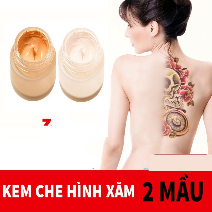 Kem Che Hình Xăm, Khuyết Điểm cover up Tattoo 30g