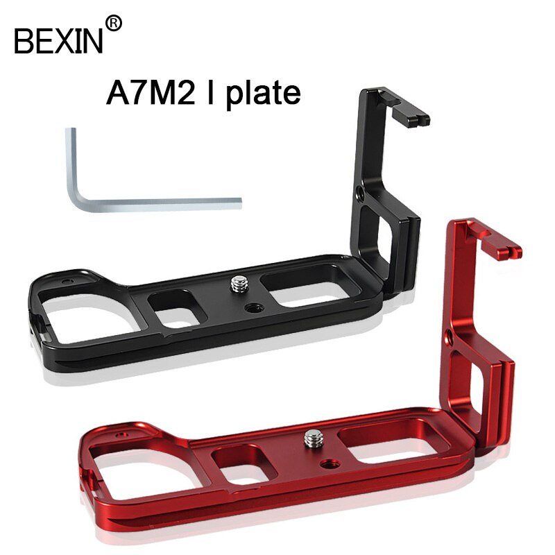 [BEXIN] L bracket plate tripod quick release plate dslr camera support mount adapter handle for Sony A7m2 A7R2 A72 A7II RRS compatible