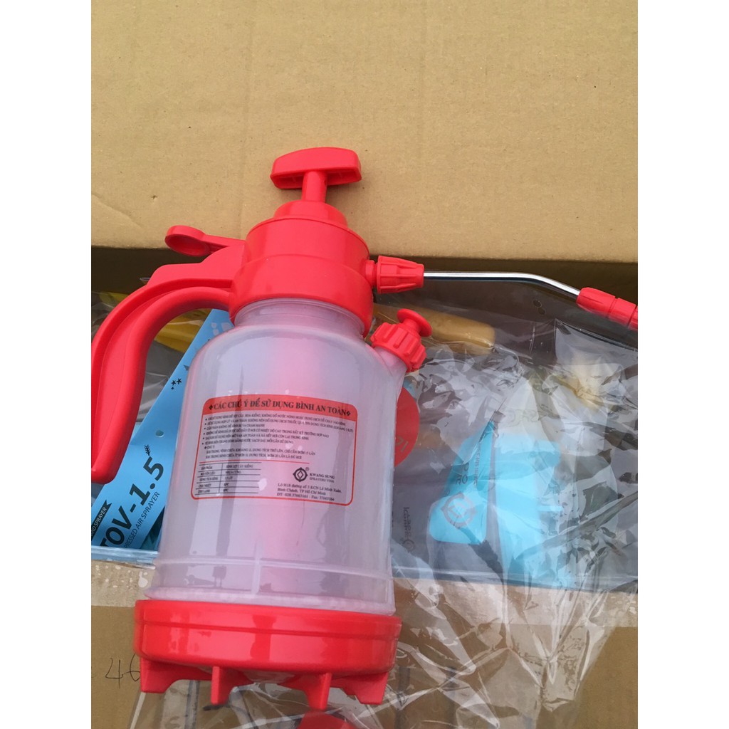 Bình xịt 1.5 lít chất lượng từ Hàn Quốc